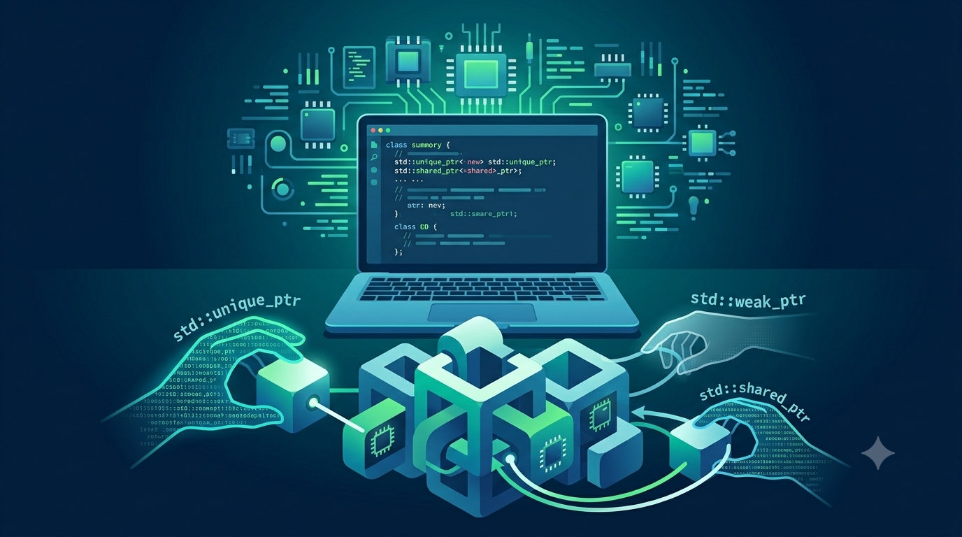 inteligentne-wskazniki-cpp inteligentne wskaźniki C++. unique_ptr, shared_ptr, weak_ptr
